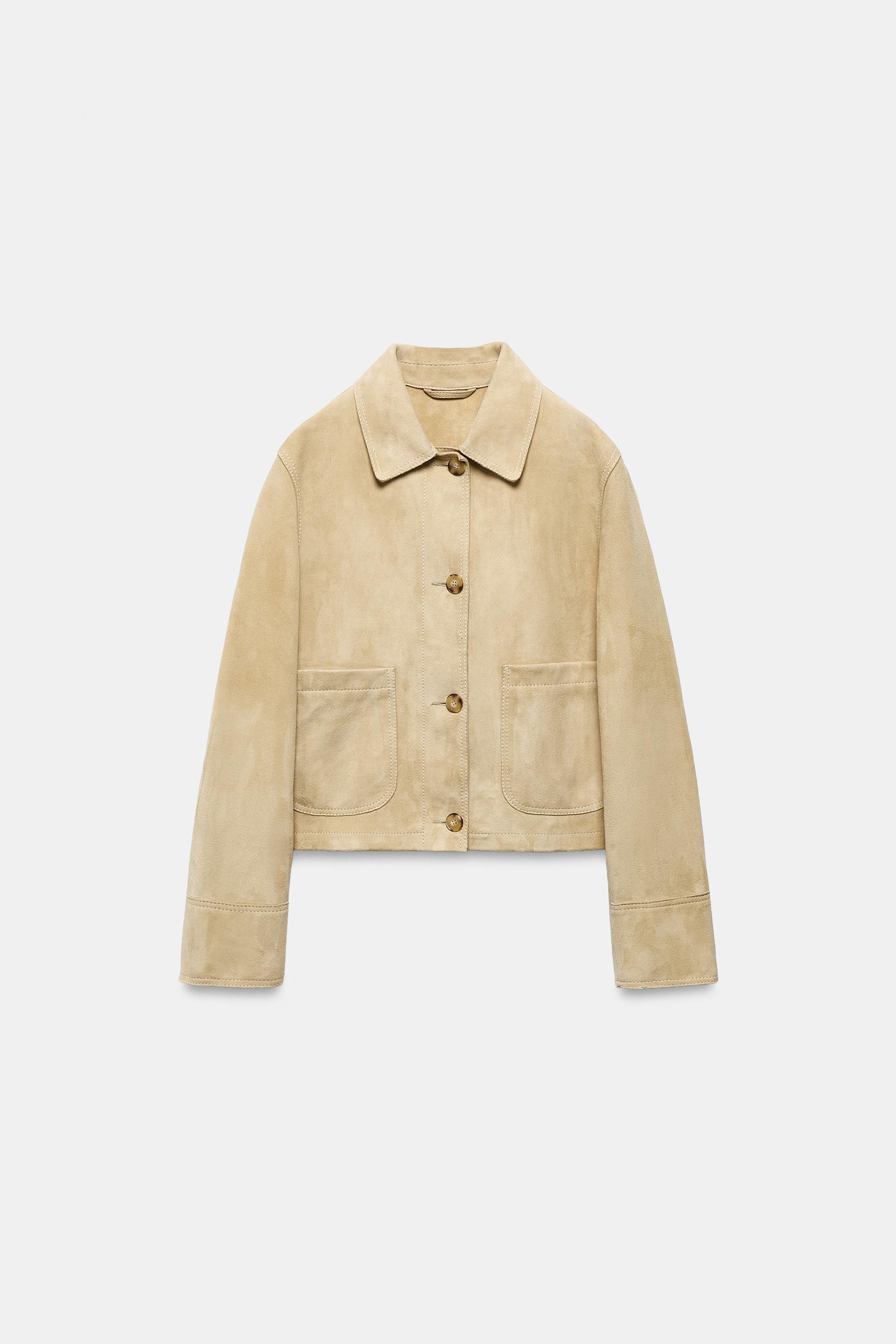 VESTE EN CUIR DAIM 100 % ZW COLLECTION LIMITED EDITION